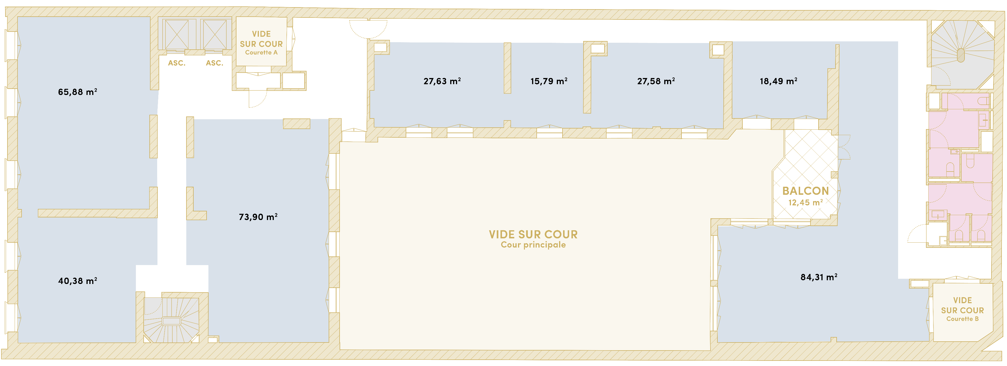 Plan d'étage R+3