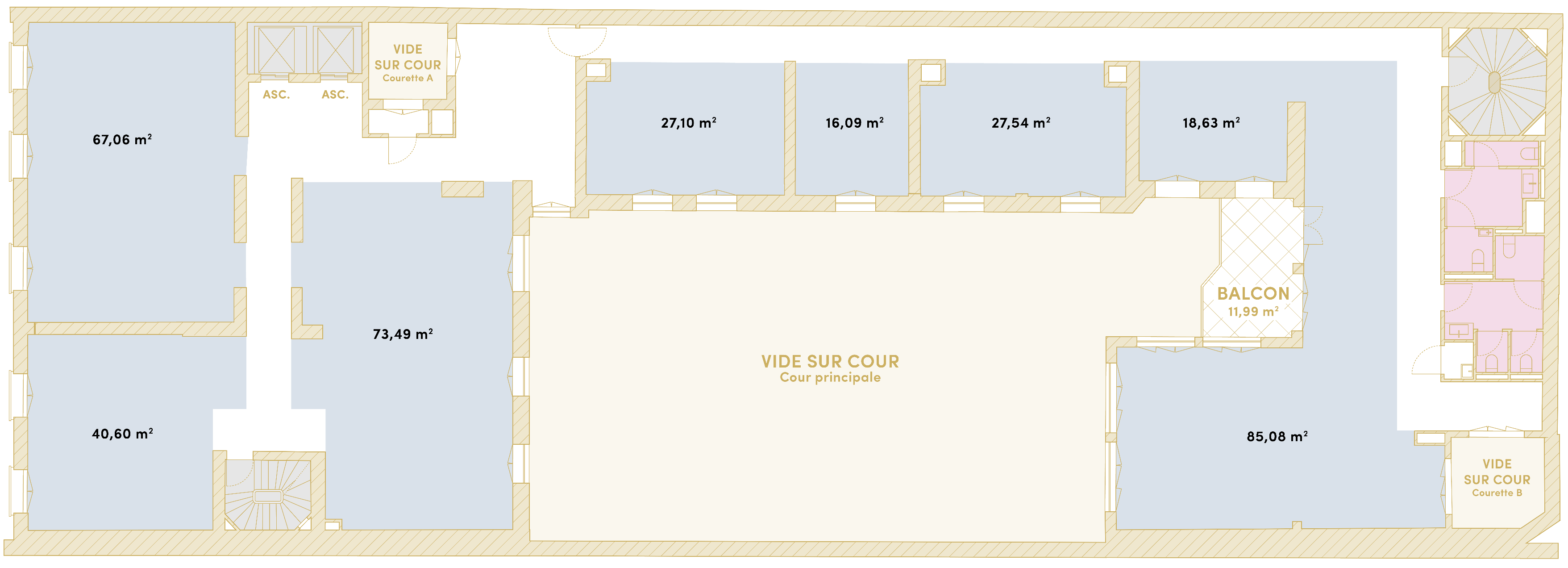 Plan d'étage R+4