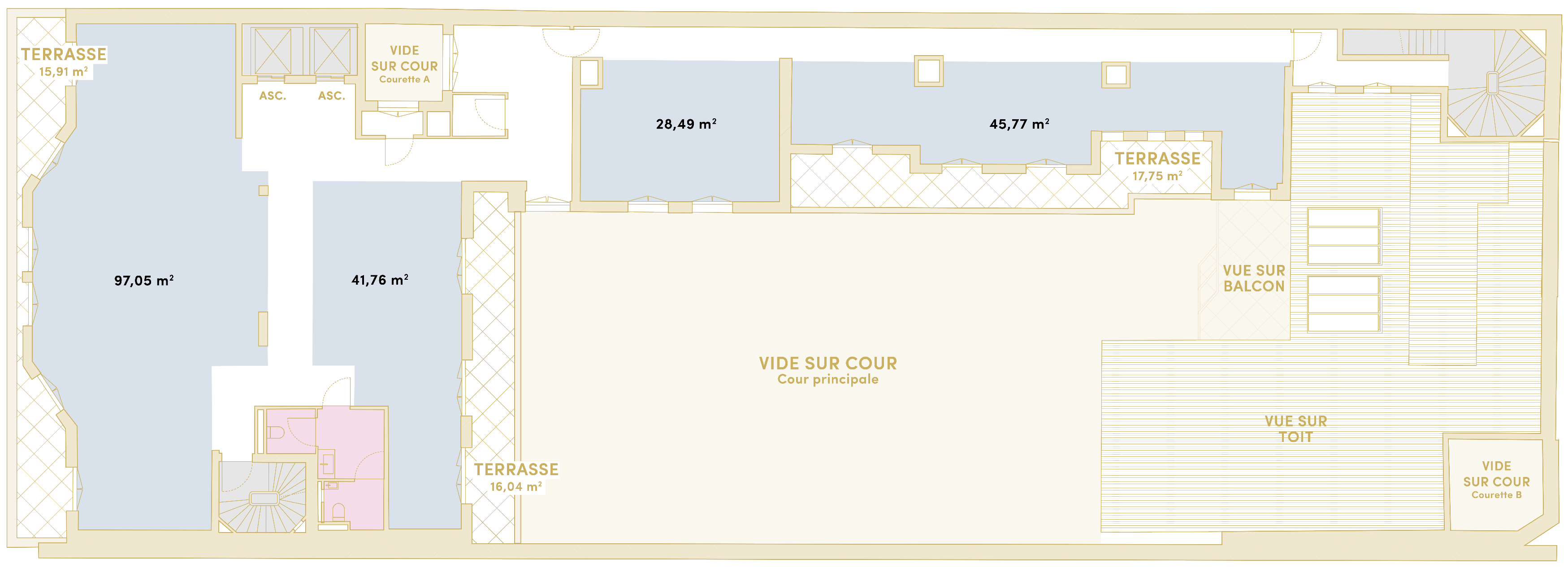 Plan d'étage R+6