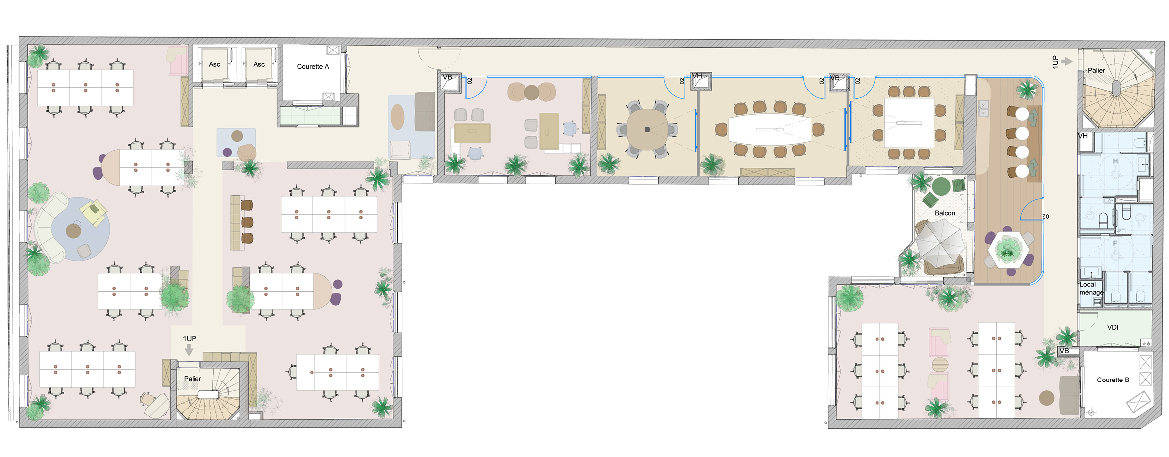 Plan d'implantation R+3