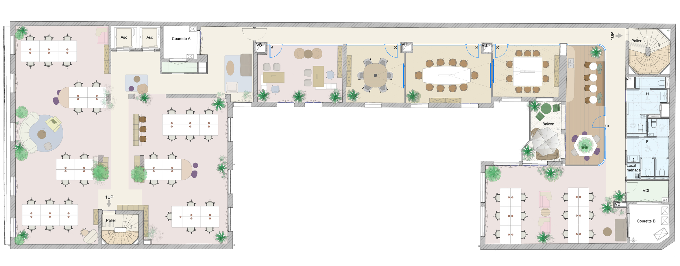 Plan d'implantation R+5